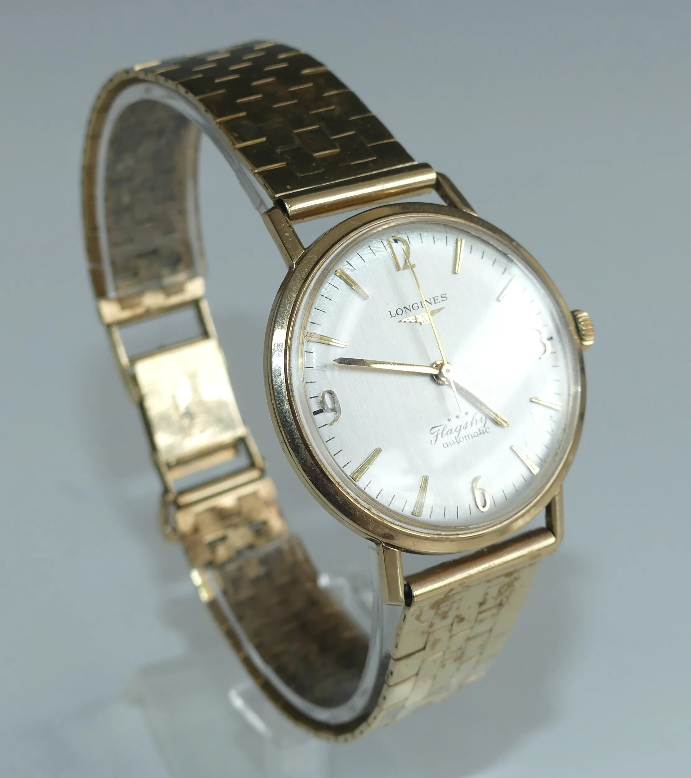 Longines Flagship 3403 36mm 9ct Yellow gold Silver 1