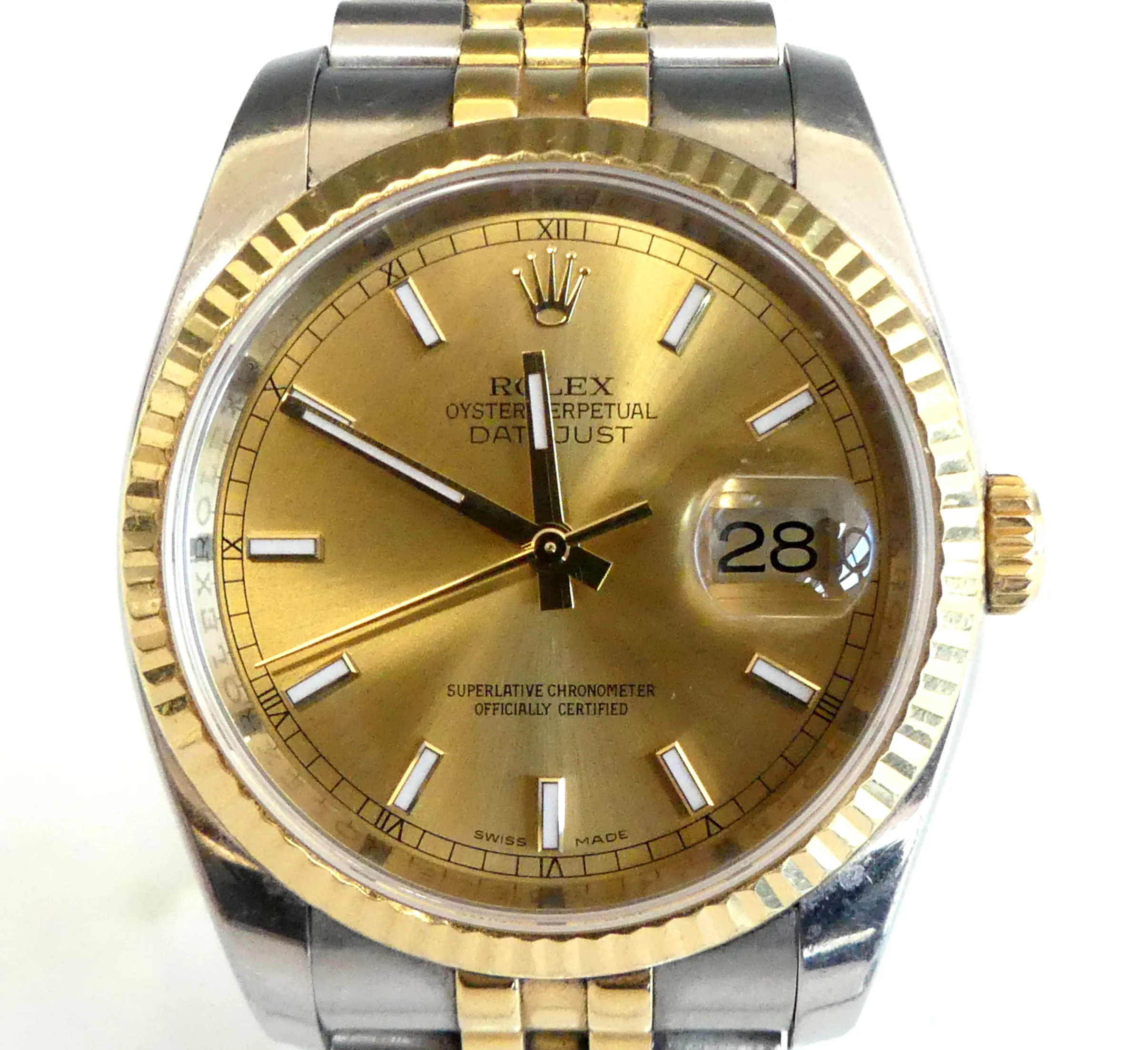 Rolex Datejust 36 116233 36mm Champagne