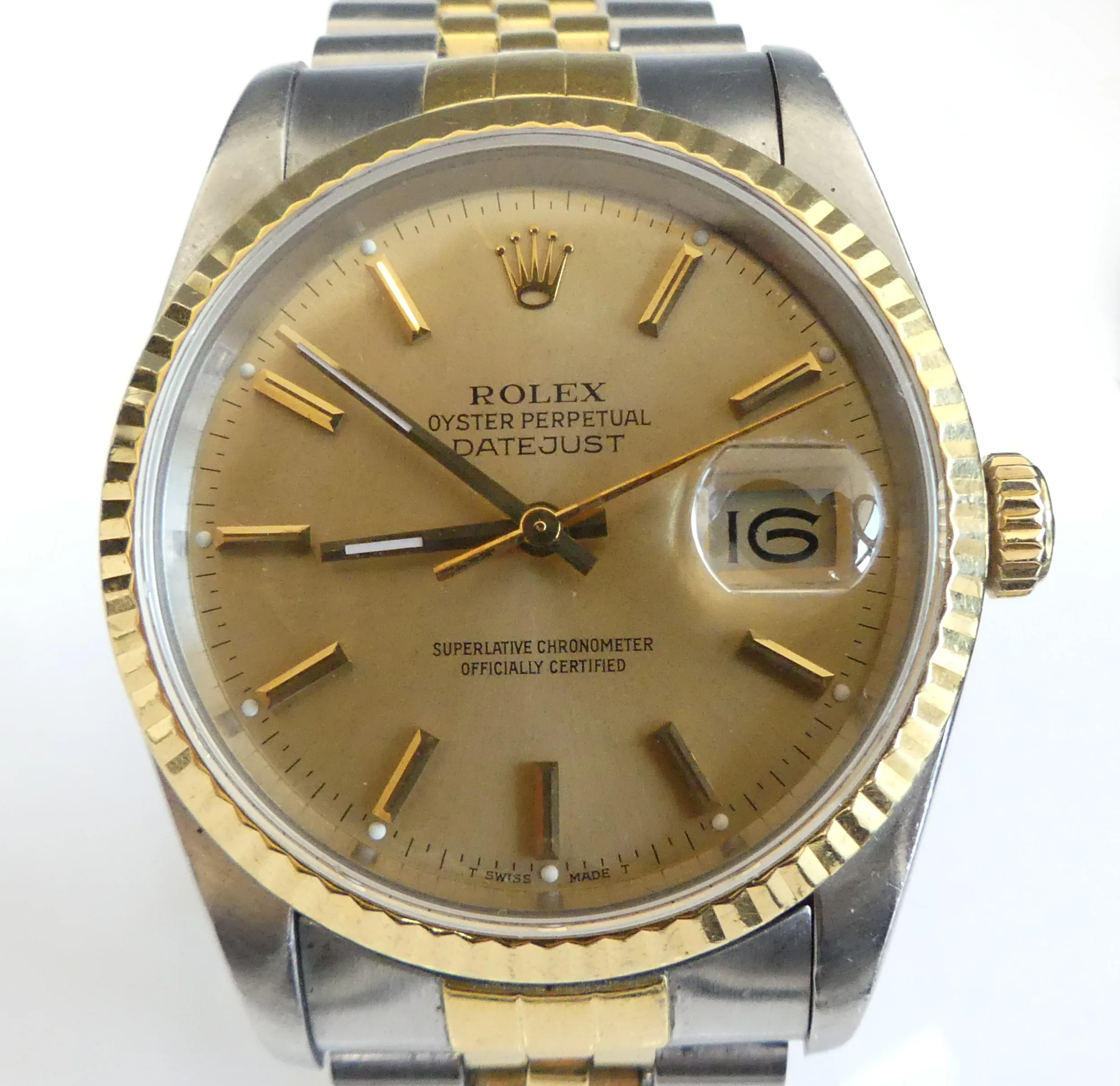 Rolex Datejust 36 16233 36mm Champagne