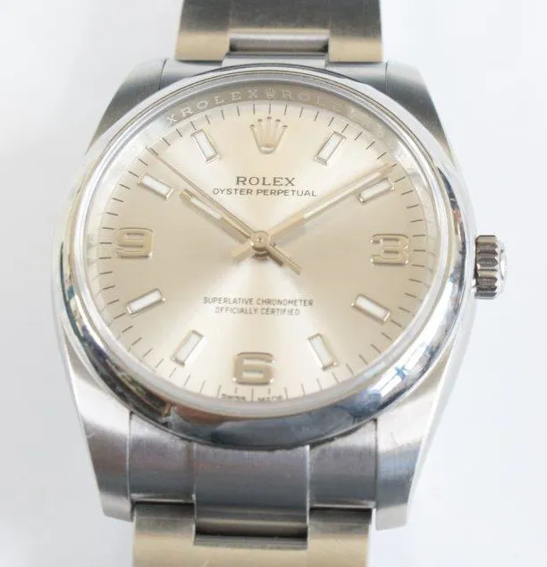 Rolex Oyster Perpetual 114200 34mm Stainless steel Silver 3