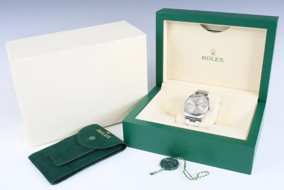 Rolex Oyster Perpetual 114200 34mm Stainless steel Silver 4