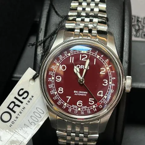 Oris Big Crown 01 754 7741 4068-07 8 20 22 40mm Stainless steel Red