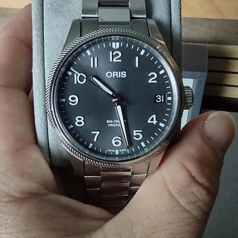 Oris Big Crown 01 751 7761 4063-07 8 20 08P 41mm Stainless steel Gray