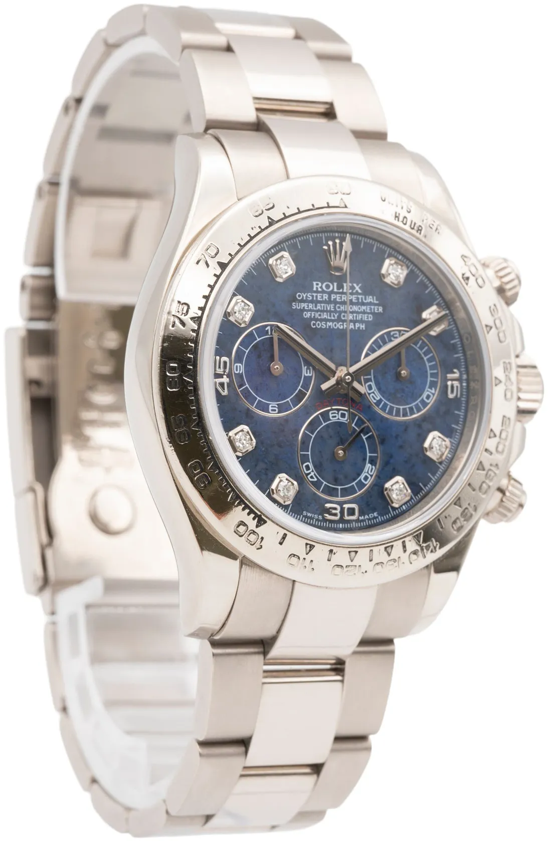 Rolex Daytona 116509 40mm White gold Sodalite and Diamond 6