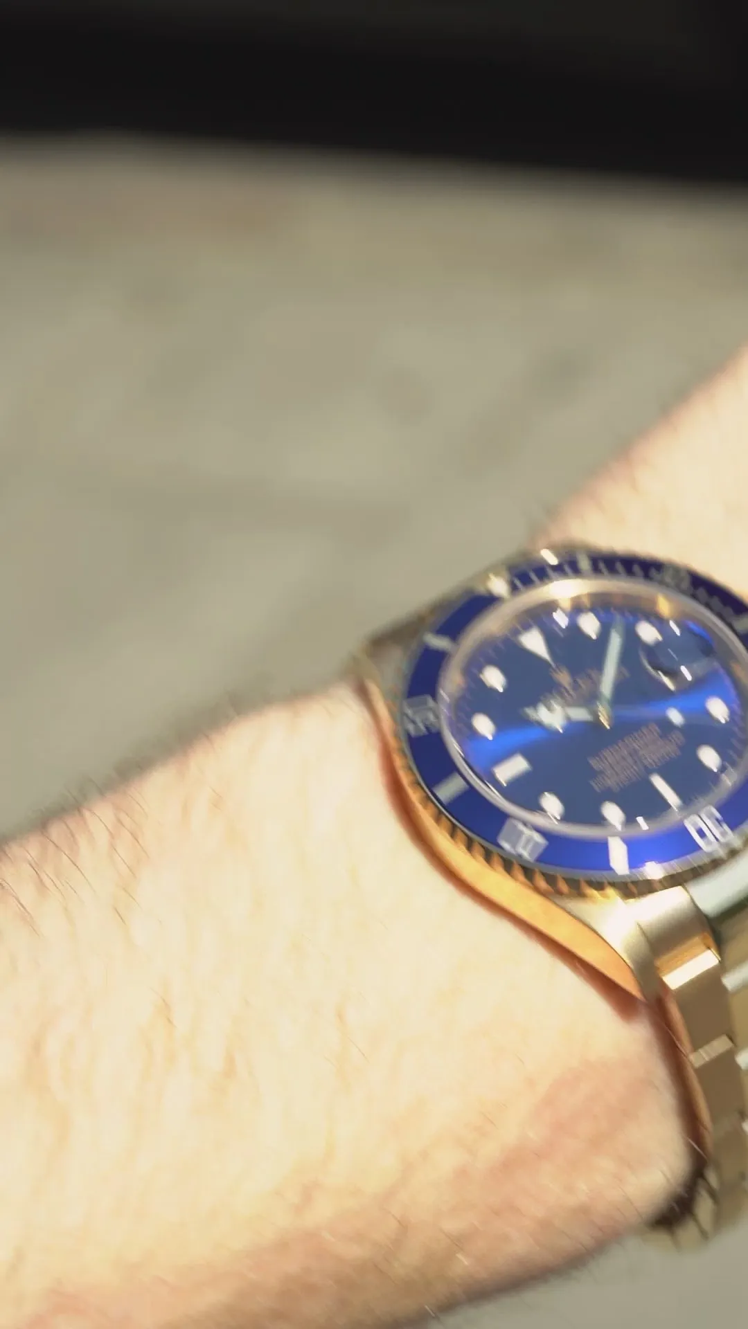 Rolex Submariner 16618LB 40mm Yellow gold Blue 2