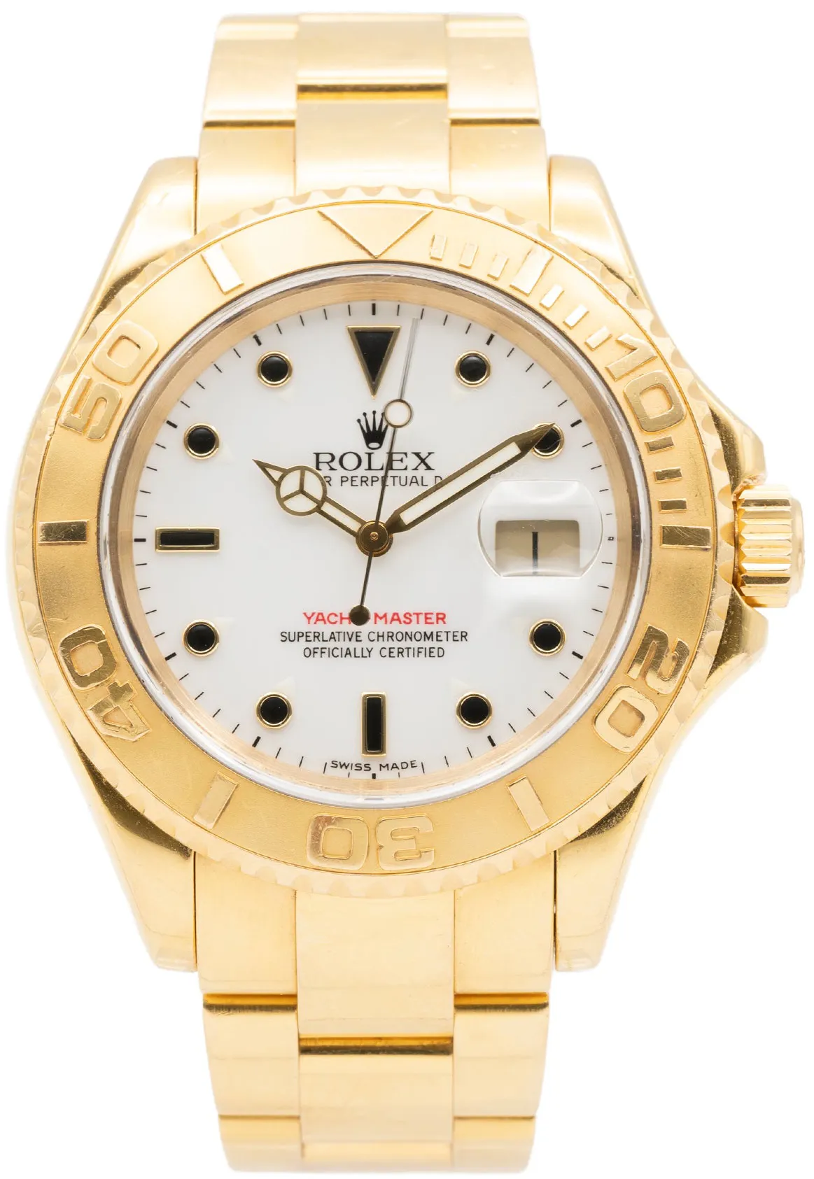 Rolex Yacht-Master 40 16628 40mm Yellow gold White