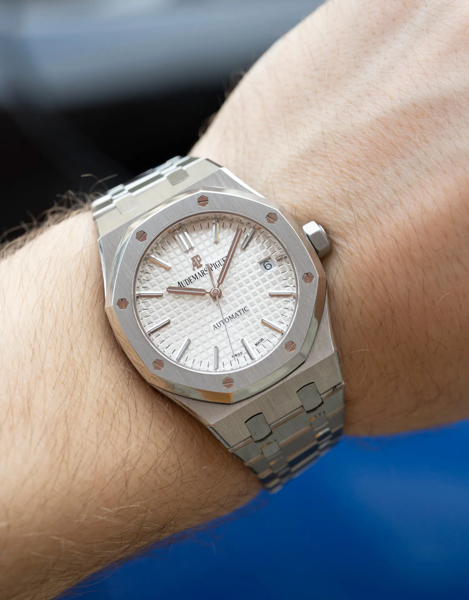 Audemars Piguet Royal Oak 15450ST.OO.12565T.01 37mm Stainless steel White 4