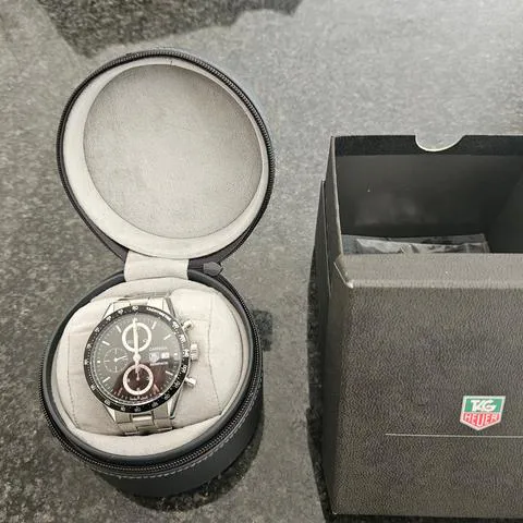 TAG Heuer Carrera Calibre 16 CV2010.BA0786 41mm Stainless steel Black 1