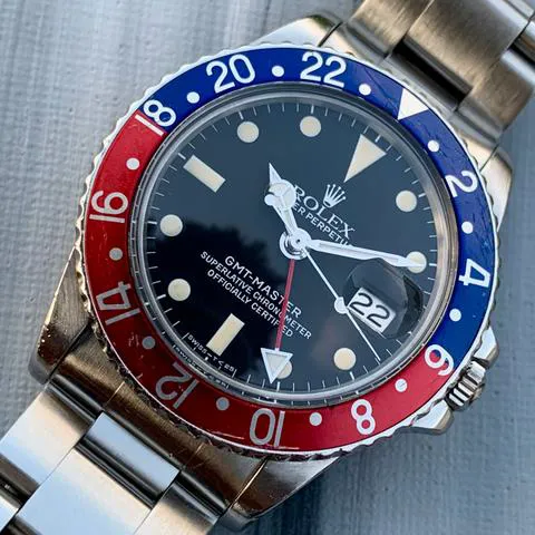 Rolex GMT-Master 1675 40mm Stainless steel Black