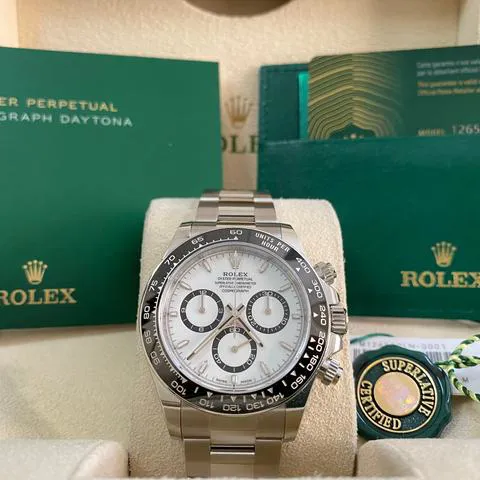 Rolex Daytona 126500LN 40mm Stainless steel White