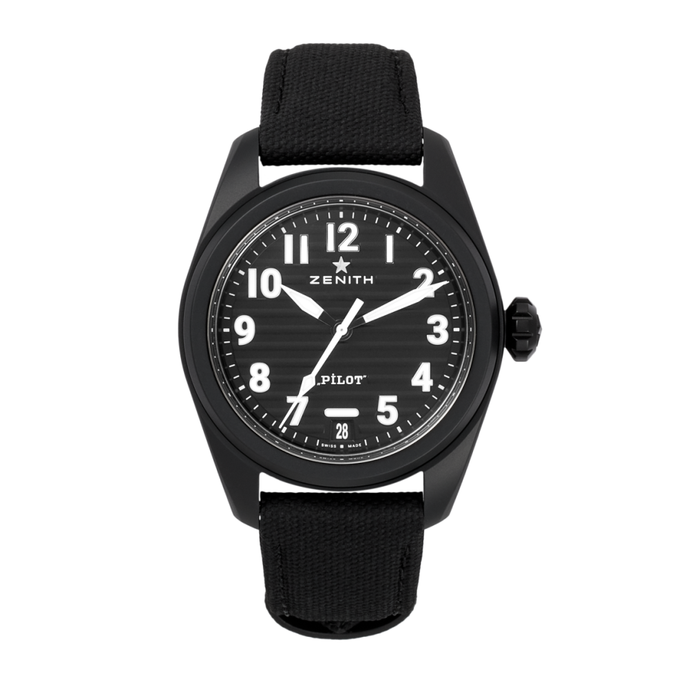 Zenith Pilot 49.4000.3620/21.I001 40mm Black ceramic Black