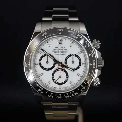 Rolex Daytona 126500LN 40mm Stainless steel White