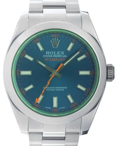 Rolex Milgauss 116400GV 40mm Stainless steel Blue