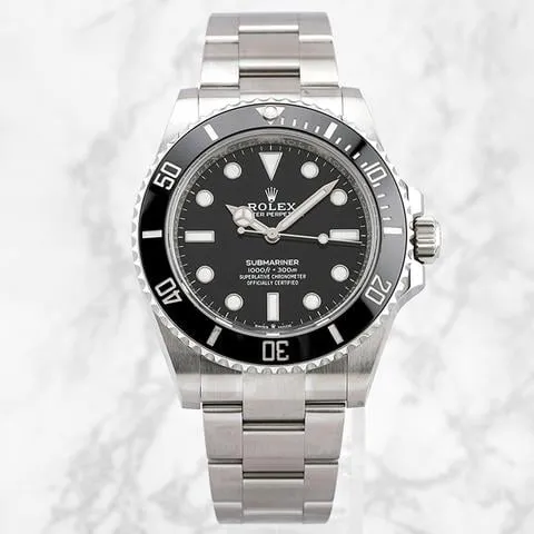 Rolex Submariner (No Date) 41 124060 41mm Stainless steel Black 2