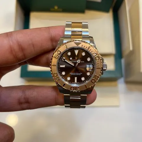 Rolex Yacht-Master 37 268621 37mm Yellow gold and Stainless steel Brown