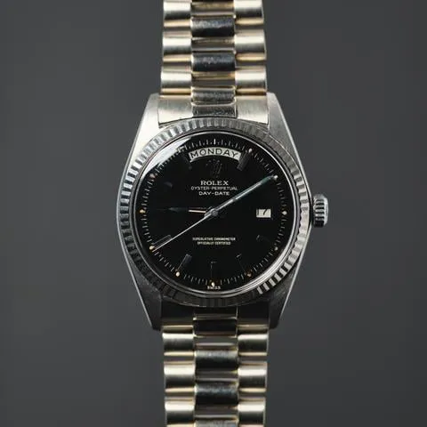 Rolex Day-Date 36 1803 36mm White gold Black