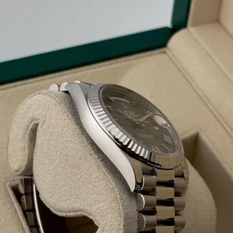 Rolex Day-Date 40 228239 40mm White gold Green 5