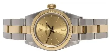 Rolex Oyster Perpetual 67193 26mm Stainless steel Champagne