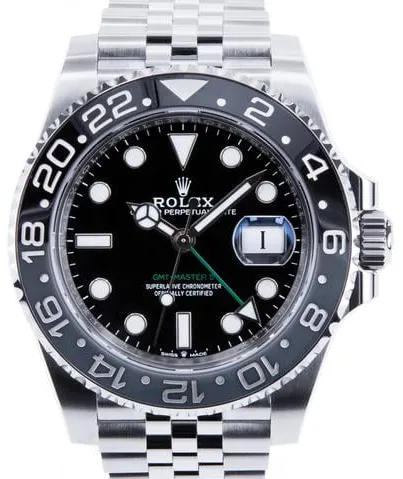 Rolex GMT-Master II 126710GRNR 40mm Stainless steel Black