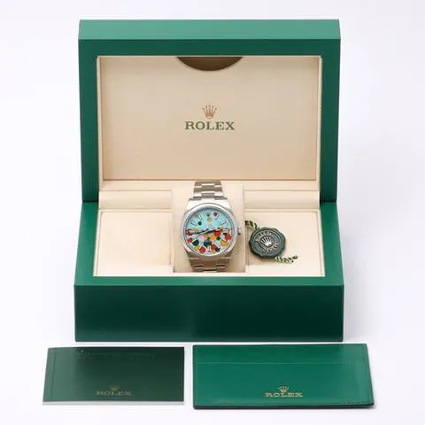 Rolex Oyster Perpetual 41 124300 41mm Stainless steel Blue 1