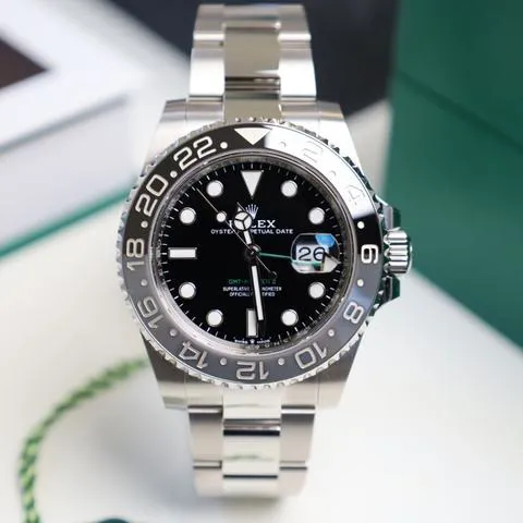 Rolex GMT-Master II 126710GRNR 40mm Stainless steel Black