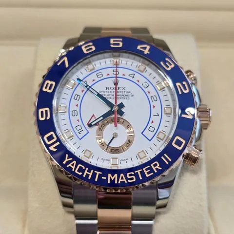 Rolex Yacht-Master II 116681 44mm Yellow gold and Stainless steel White