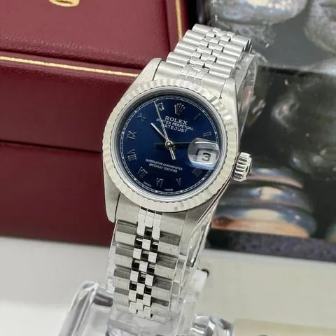 Rolex Lady-Datejust 69174 26mm Stainless steel Blue