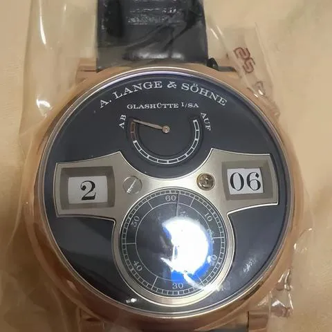 A. Lange & Söhne Zeitwerk 142.031 42mm Rose gold Black