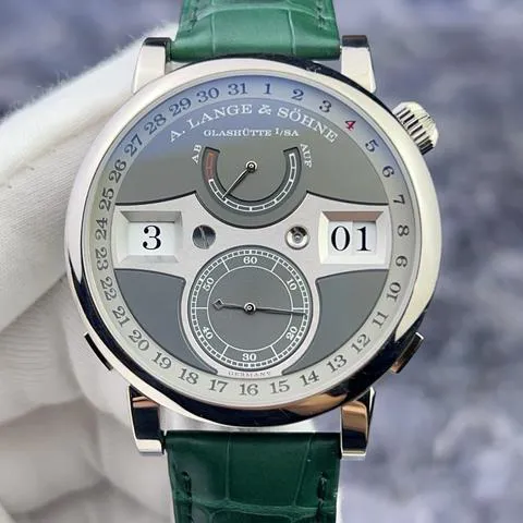 A. Lange & Söhne Zeitwerk 148.038 44mm White gold Gray