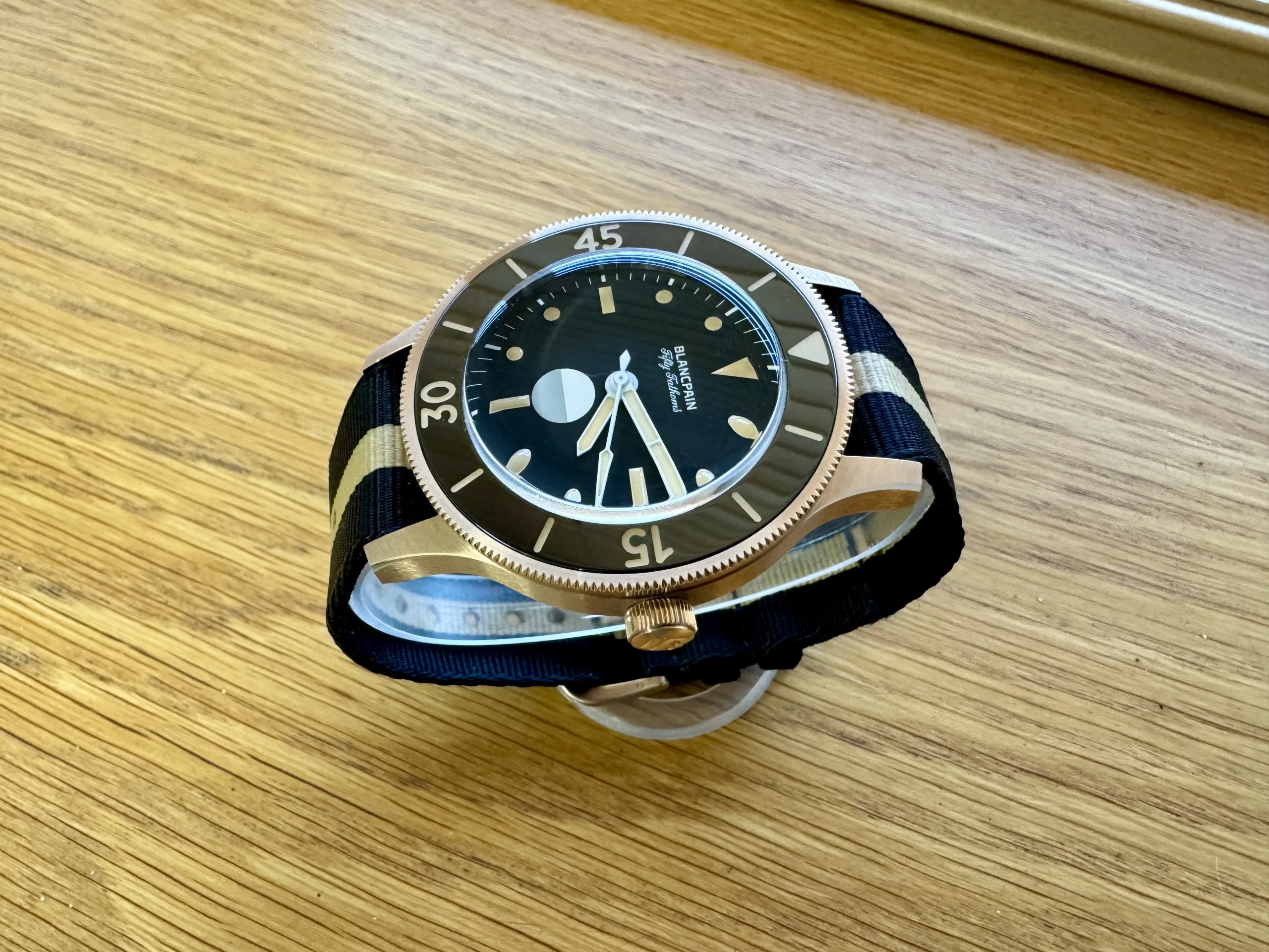 Blancpain Fifty Fathoms 5901 5630 NANA Bronze and Rose gold Black 1