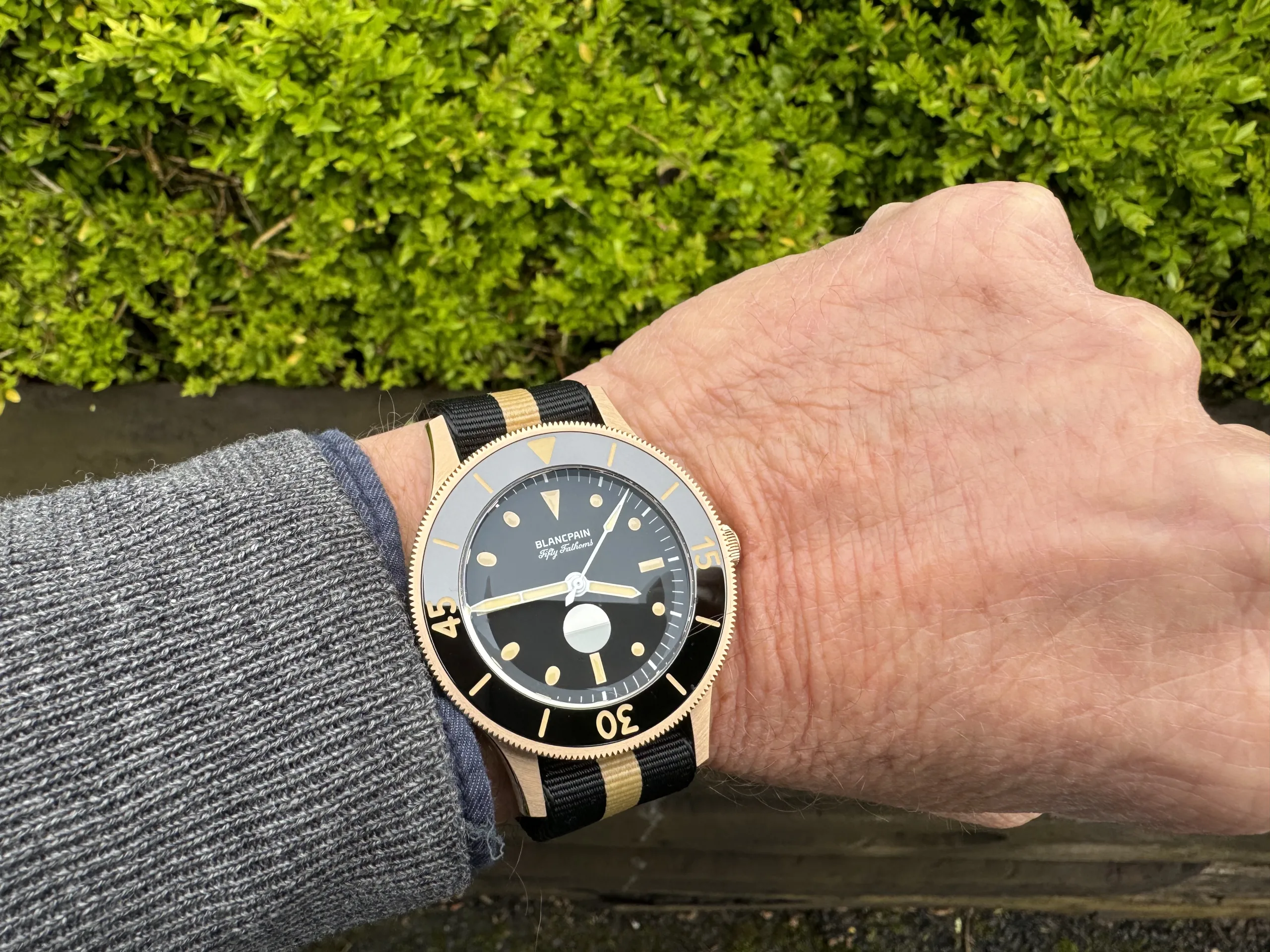 Blancpain Fifty Fathoms 5901 5630 NANA Bronze and Rose gold Black 2