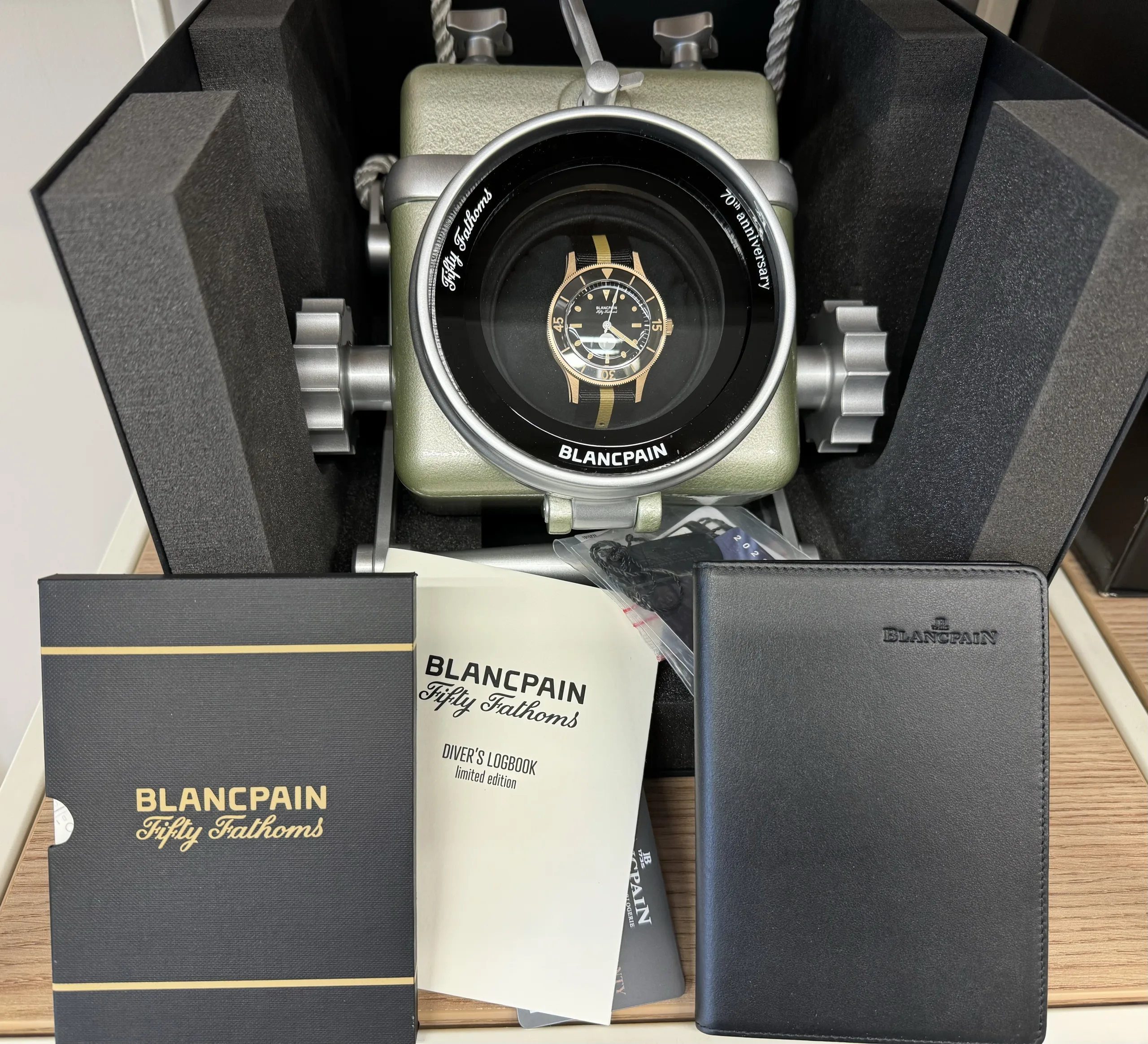 Blancpain Fifty Fathoms 5901 5630 NANA Bronze and Rose gold Black 3