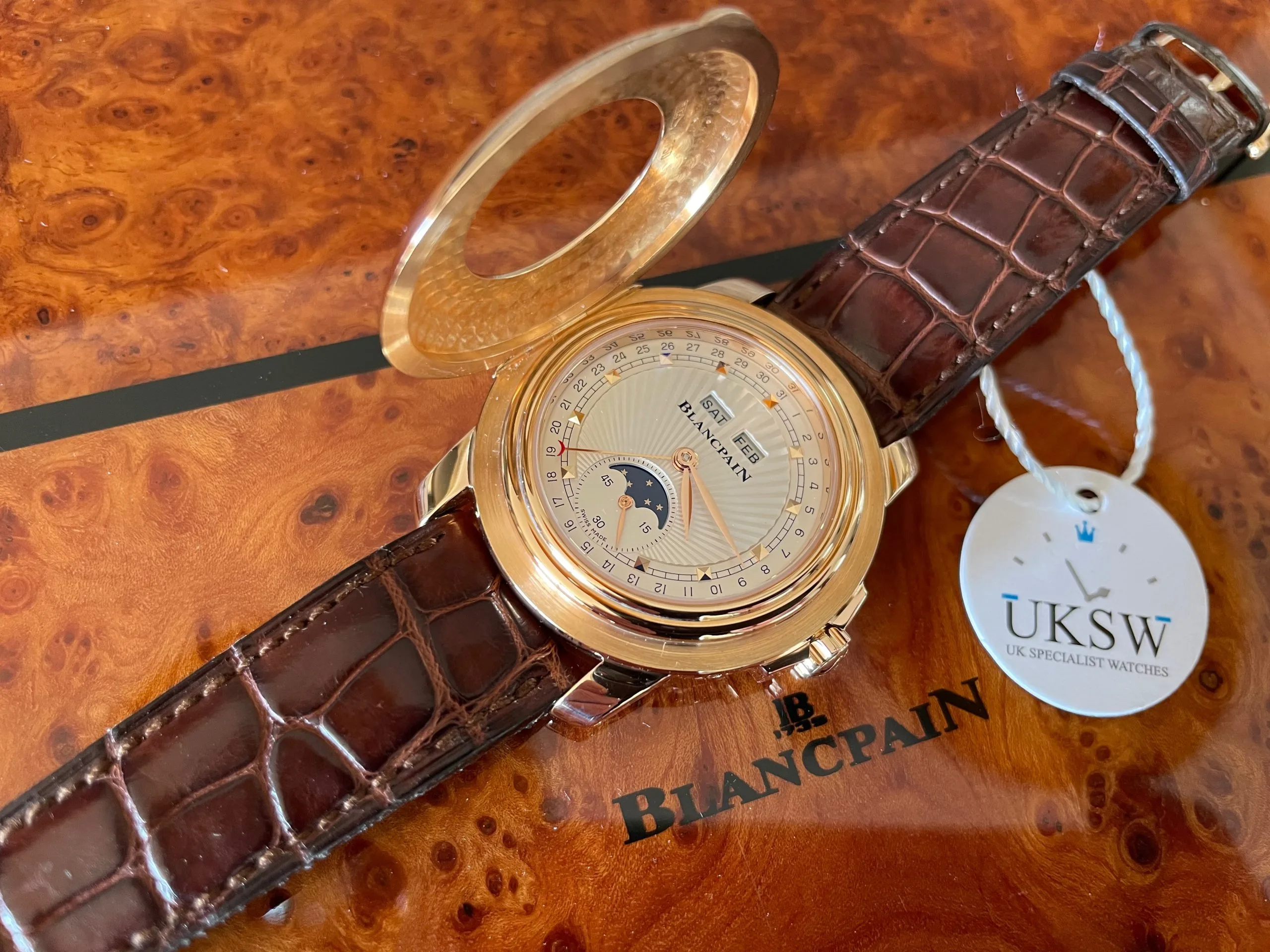 Blancpain Half Hunter 4563.1542.55B Rose gold and 18k rose gold 10