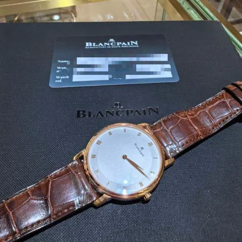 Blancpain Villeret Ultra-Slim 4053-3642-55 40mm Rose gold White