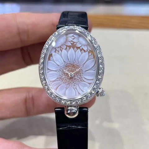 Breguet Reine de Naples 8958BB/51/974/D00D3L 40mm White gold Mother-of-pearl