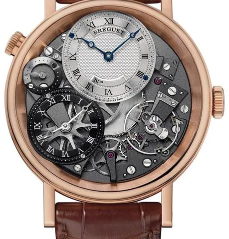 Breguet Tradition 7067BR/G1/9W6 40mm Rose gold Silver and Gray