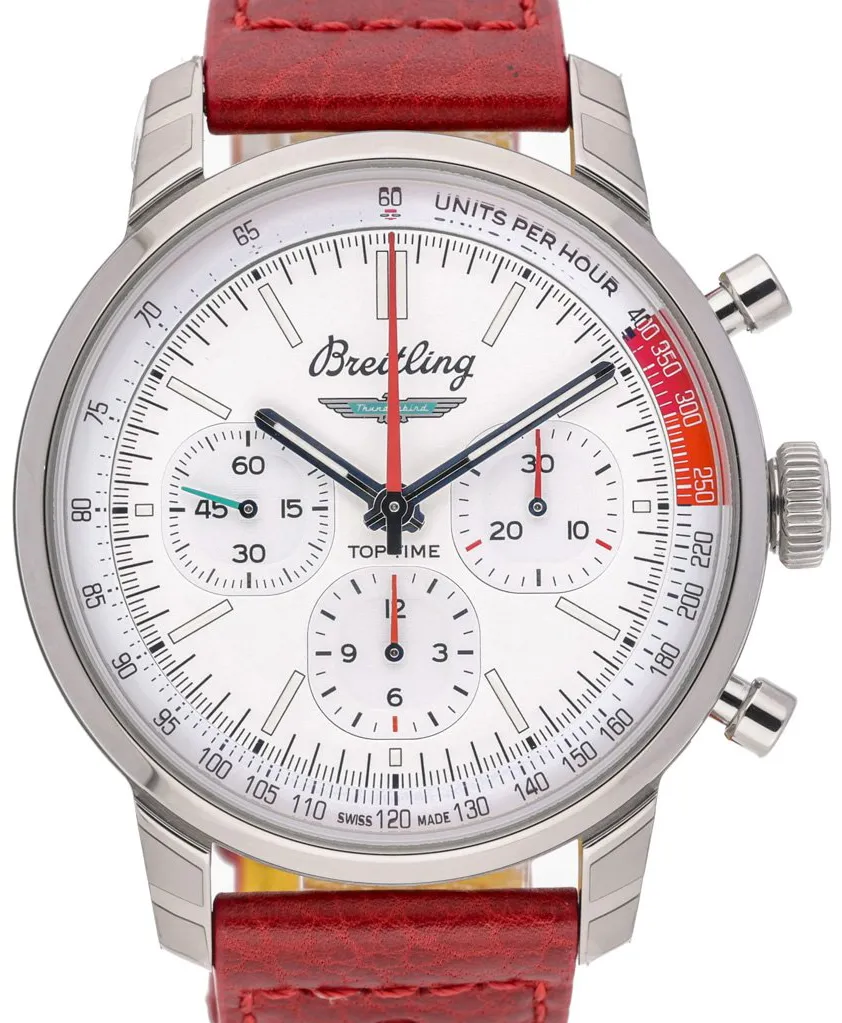 Breitling B01 Ford Thunderbird AB0176 41mm Stainless steel White