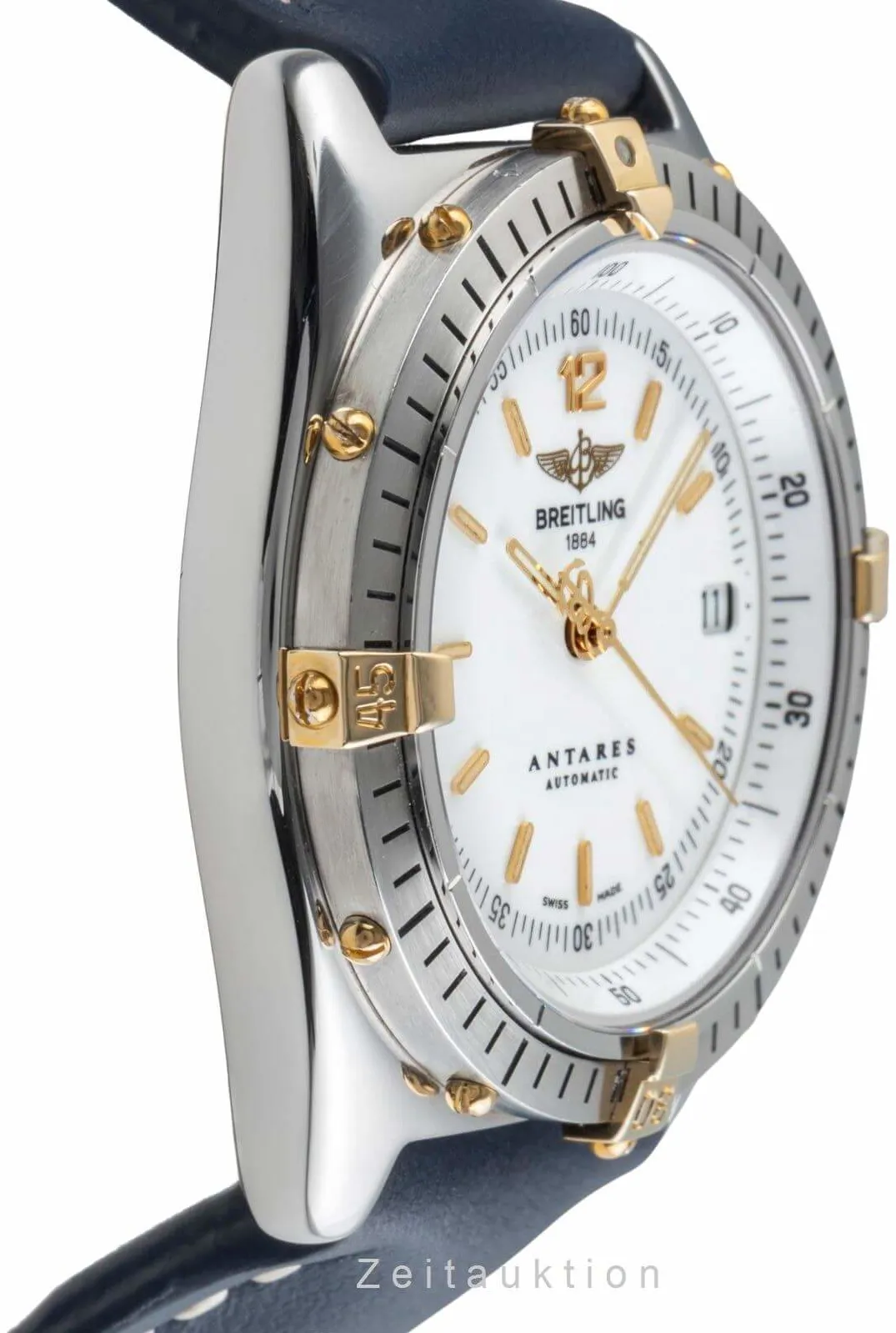 Breitling Antares D10047 39mm Yellow gold and Stainless steel White 6