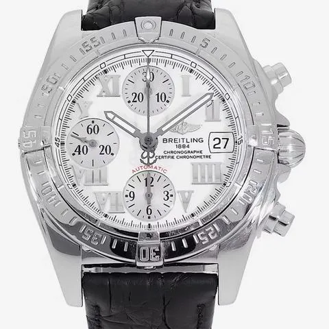 Breitling Cockpit A13358 39mm Stainless steel White 1