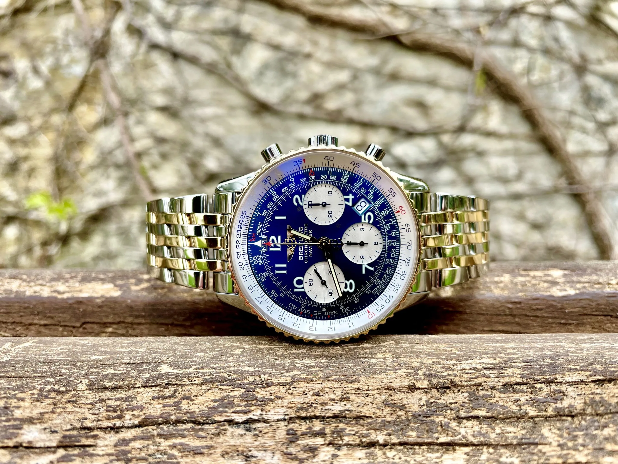 Breitling Navitimer D23322 41mm Stainless steel Blue