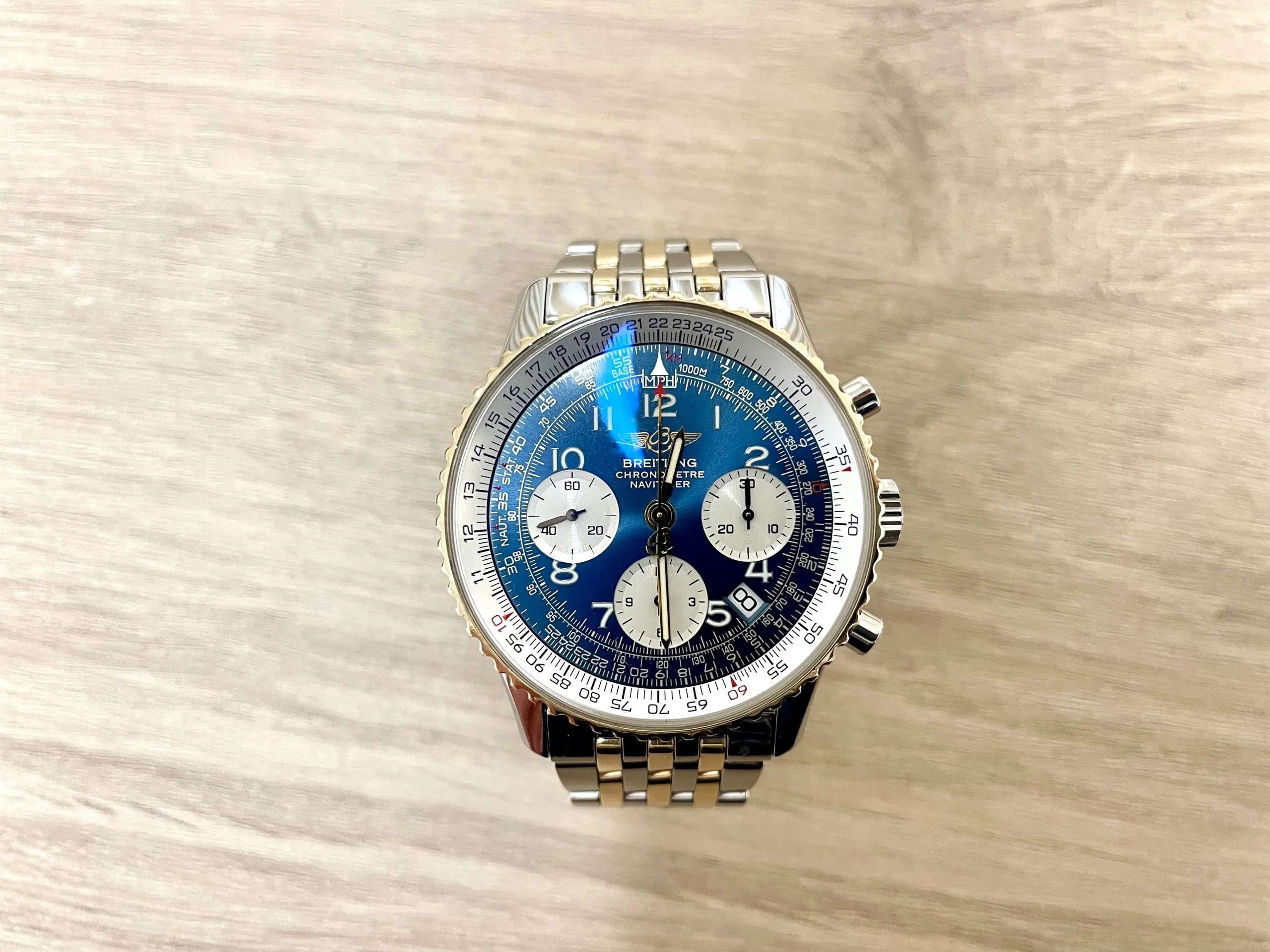 Breitling Navitimer D23322 41mm Stainless steel Blue 3