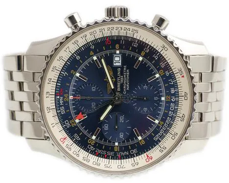 Breitling Navitimer World A2432212/C651 46mm Stainless steel Blue 5