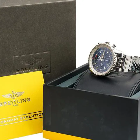 Breitling Navitimer World A2432212/C651 46mm Stainless steel Blue 8