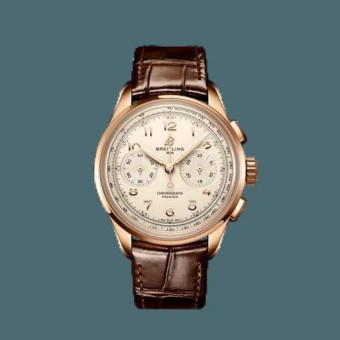 Breitling Premier RB0930371G1P1 40mm Rose gold Silver