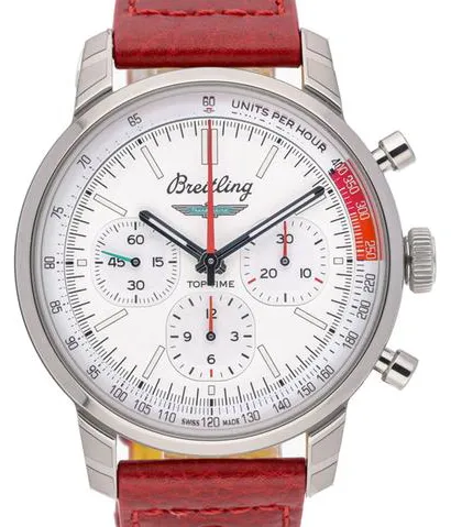 Breitling Top Time AB01766A1A1X1 41mm Stainless steel White