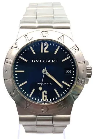 Bulgari Diagono LCV 35 S 35mm Stainless steel Black