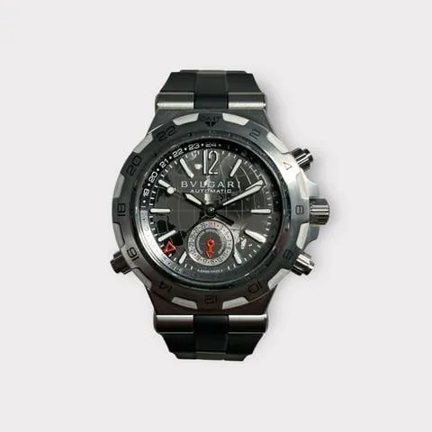 Bulgari Diagono DP42C14SVDGMT 42mm Stainless steel Gray