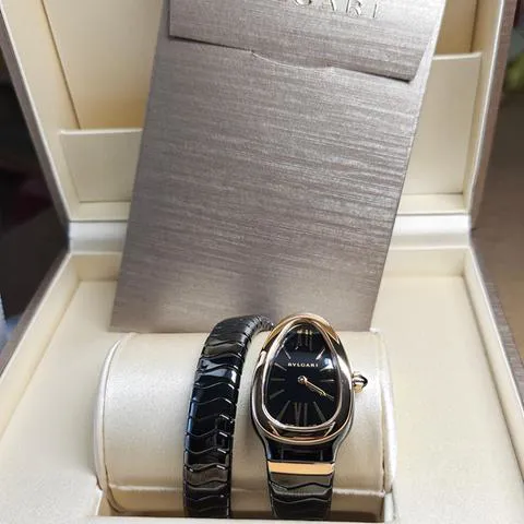 Bulgari Serpenti 102735 35mm Ceramic Black