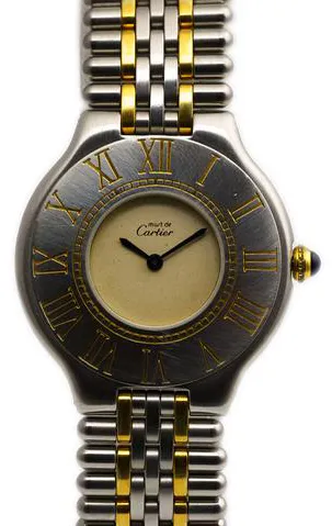 Cartier 21 Must de Cartier 1330 31mm Yellow gold and Stainless steel Silver 3