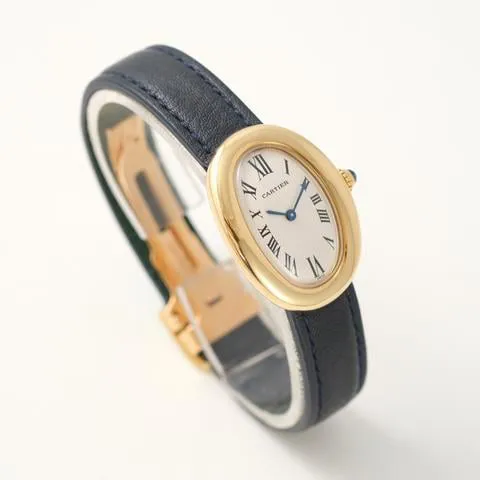 Cartier Baignoire 8057925 23mm Yellow gold Silver 4